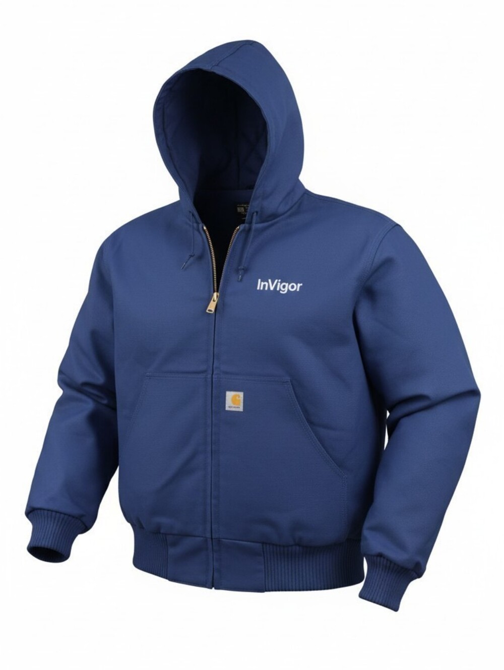 Carhartt Navy InVigor Hooded Bomber JacketCarhartt 103940 Loose Fit
